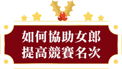 如何協助女郎提高競賽名次